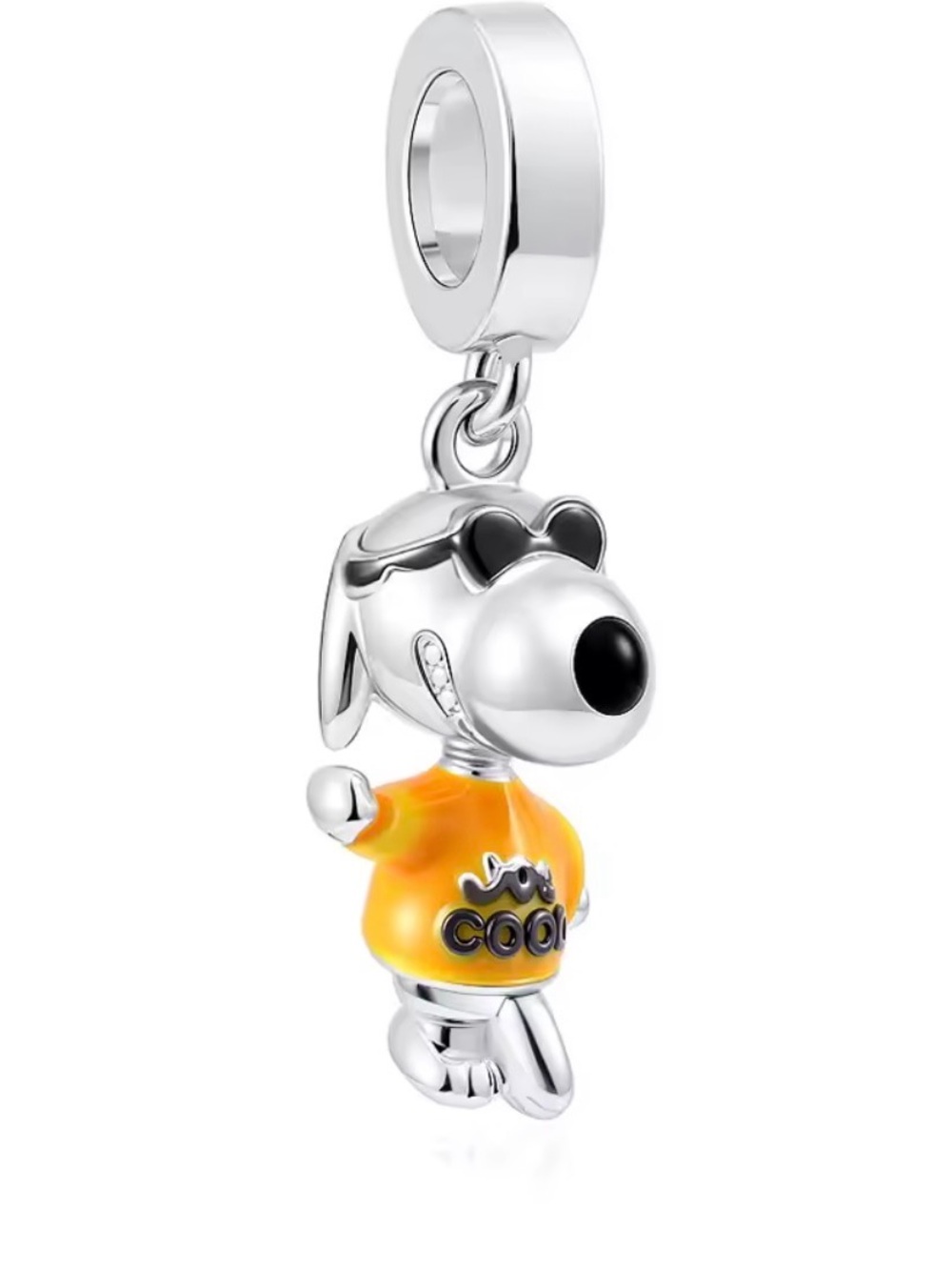 New Snoopy 925-Charm Bead Fit Original Pandora Bracelet